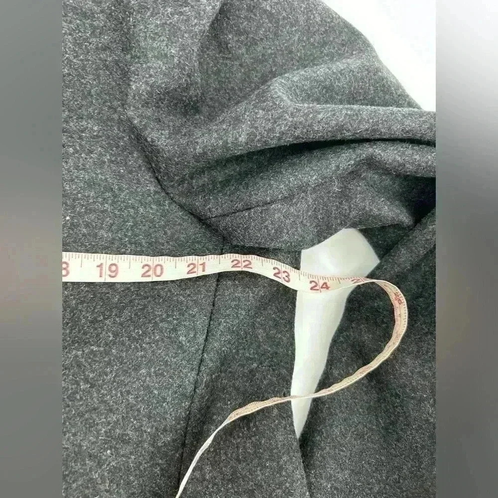 NWT DOLCE & GABBANA Coat Jacket Grey Wool Single Breasted IT54/US44/XXL $3000